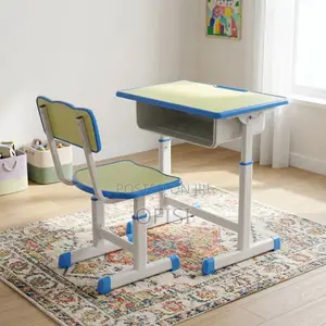 Kid's Desk; Kid's Desk Chair Set (Adjustable)