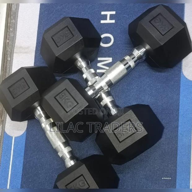 Hexagon Dumbbells 5kg Single Hand