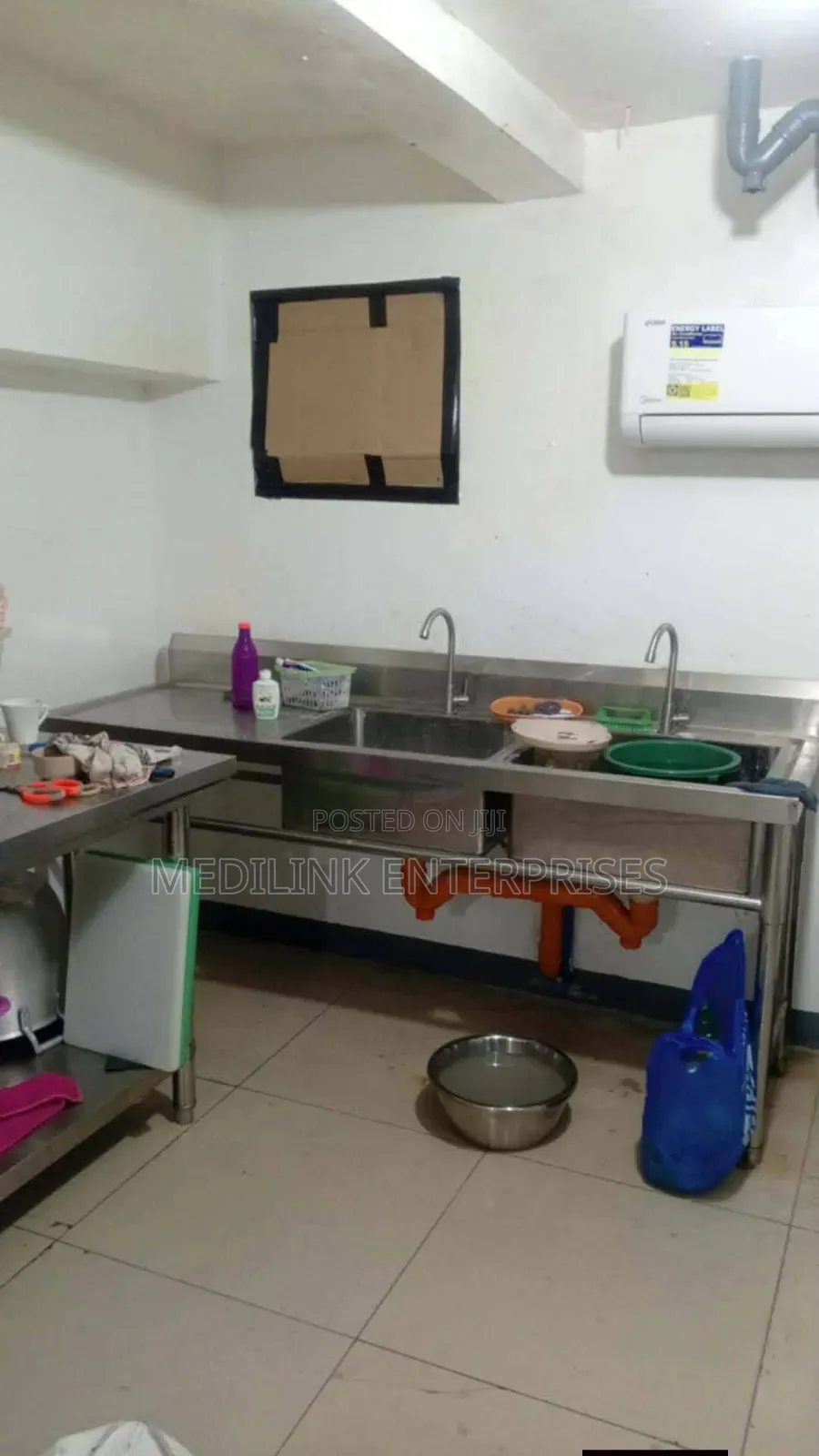 Double Bowl Sink 500*500 Mm Customized