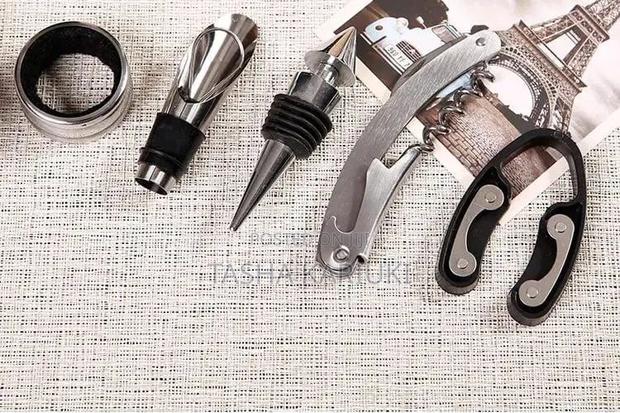 5pc Bottle Shaped Wine Opener Gift Set