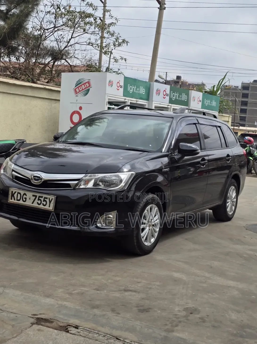Toyota Corolla Fielder 2015 Black