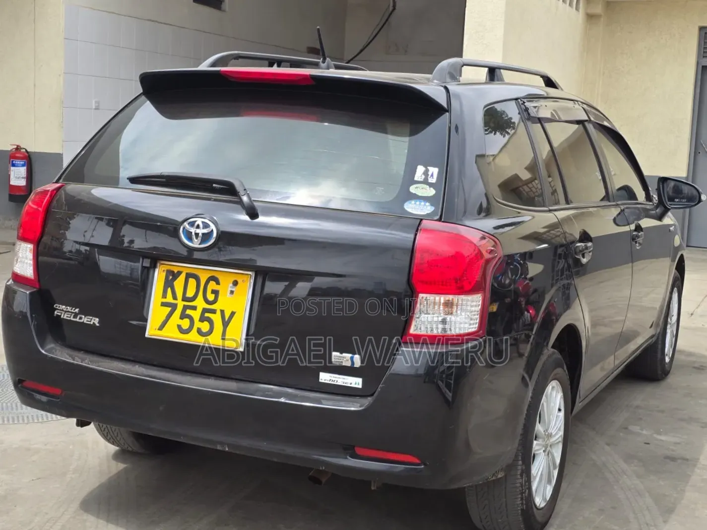 Toyota Corolla Fielder 2015 Black