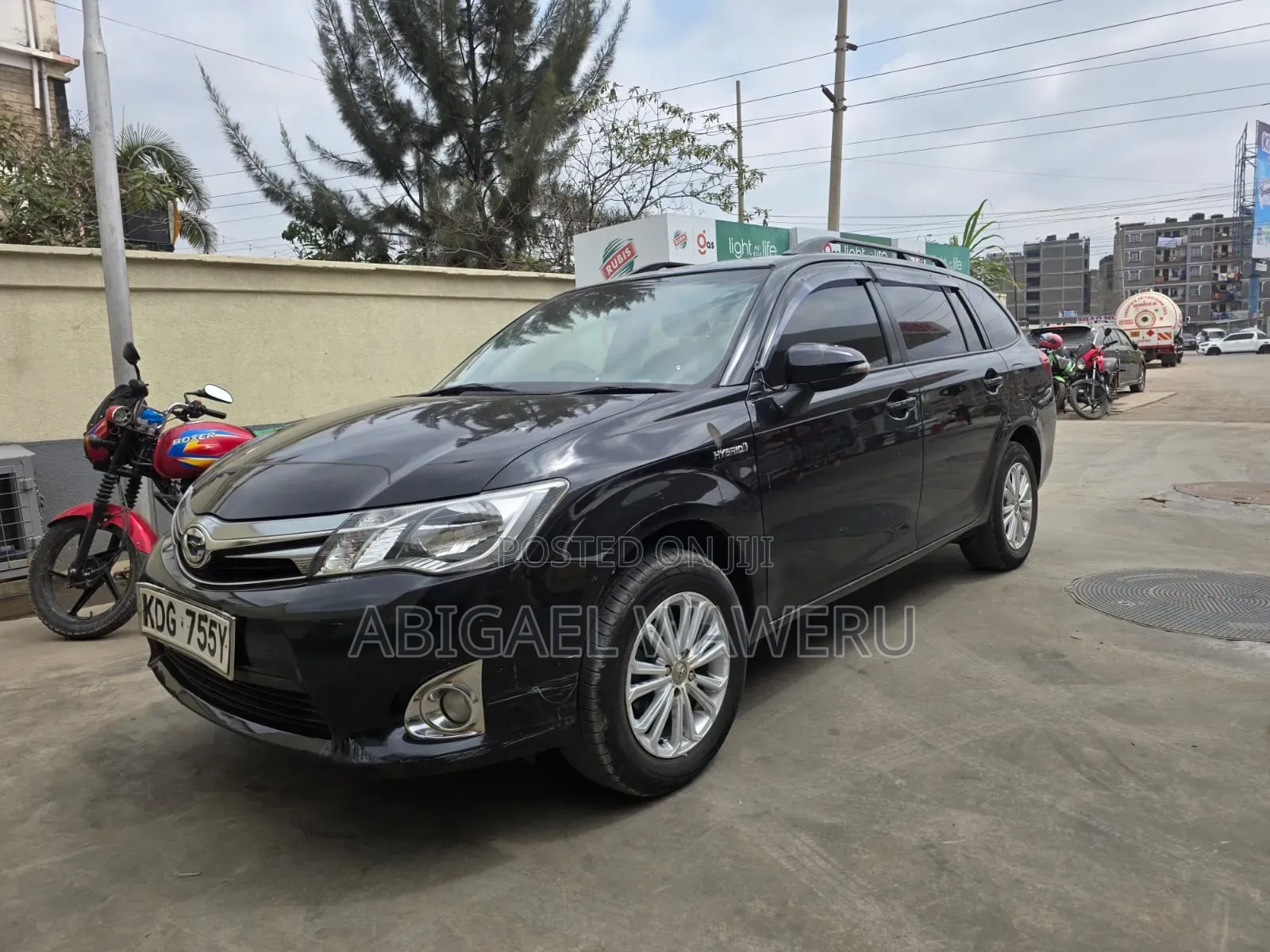 Toyota Corolla Fielder 2015 Black
