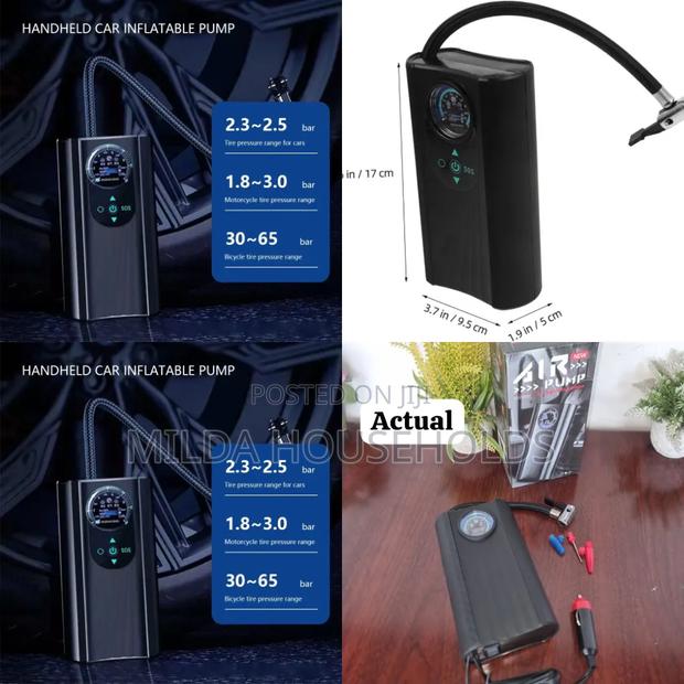 Car Cigar Powered Portable Air Inflating Pump