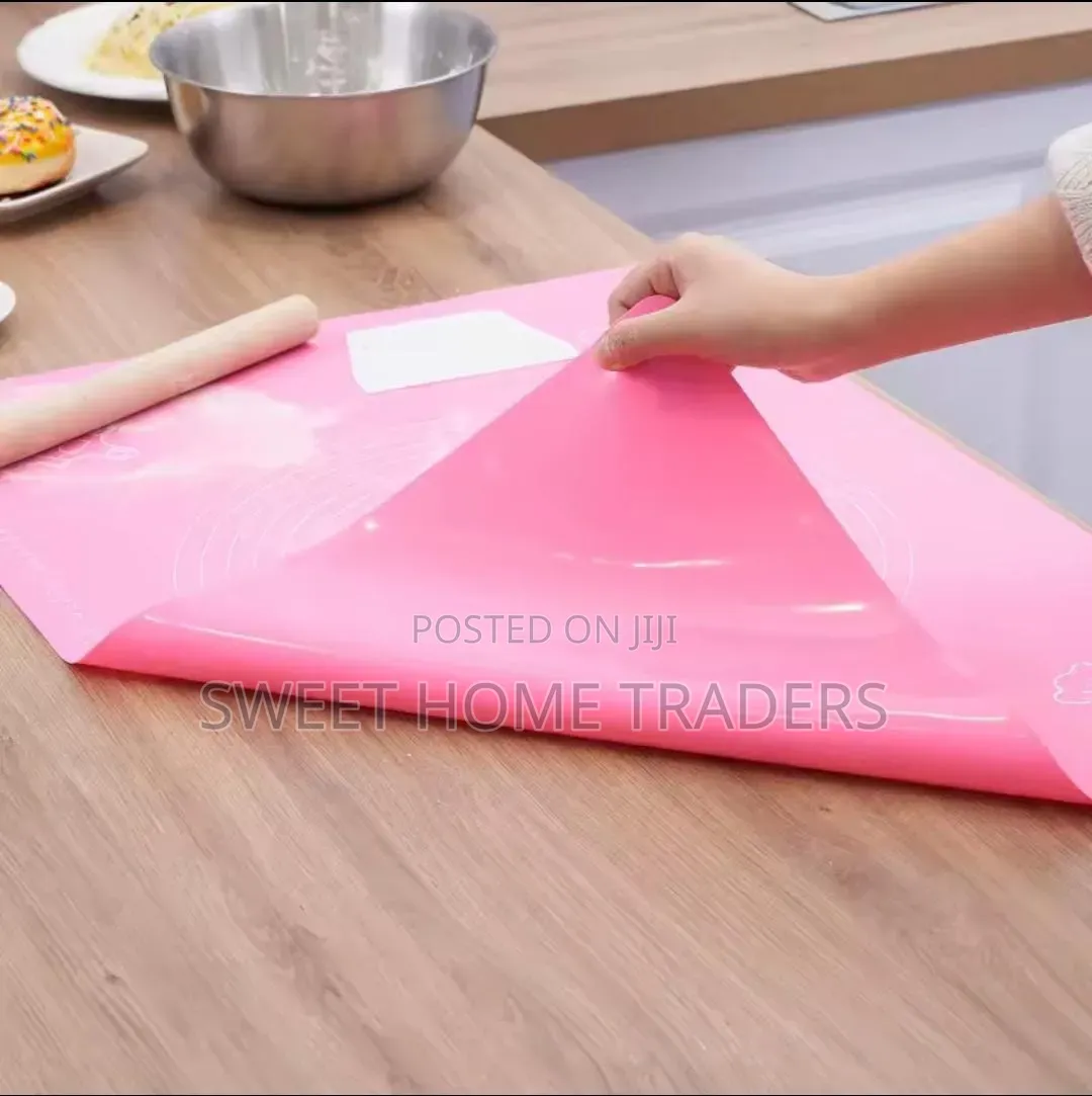 Silicone Chapati Mat (Pink and Orange