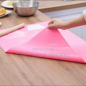 Silicone Chapati Mat (Pink and Orange