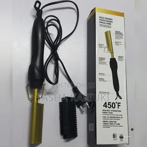 Golden Electric Hot Comb Hair Straightener
