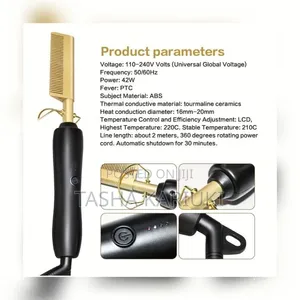 †Golden Electric Hot Comb Hair Straightener.*