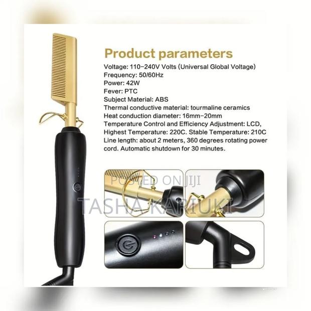 †Golden Electric Hot Comb Hair Straightener.*