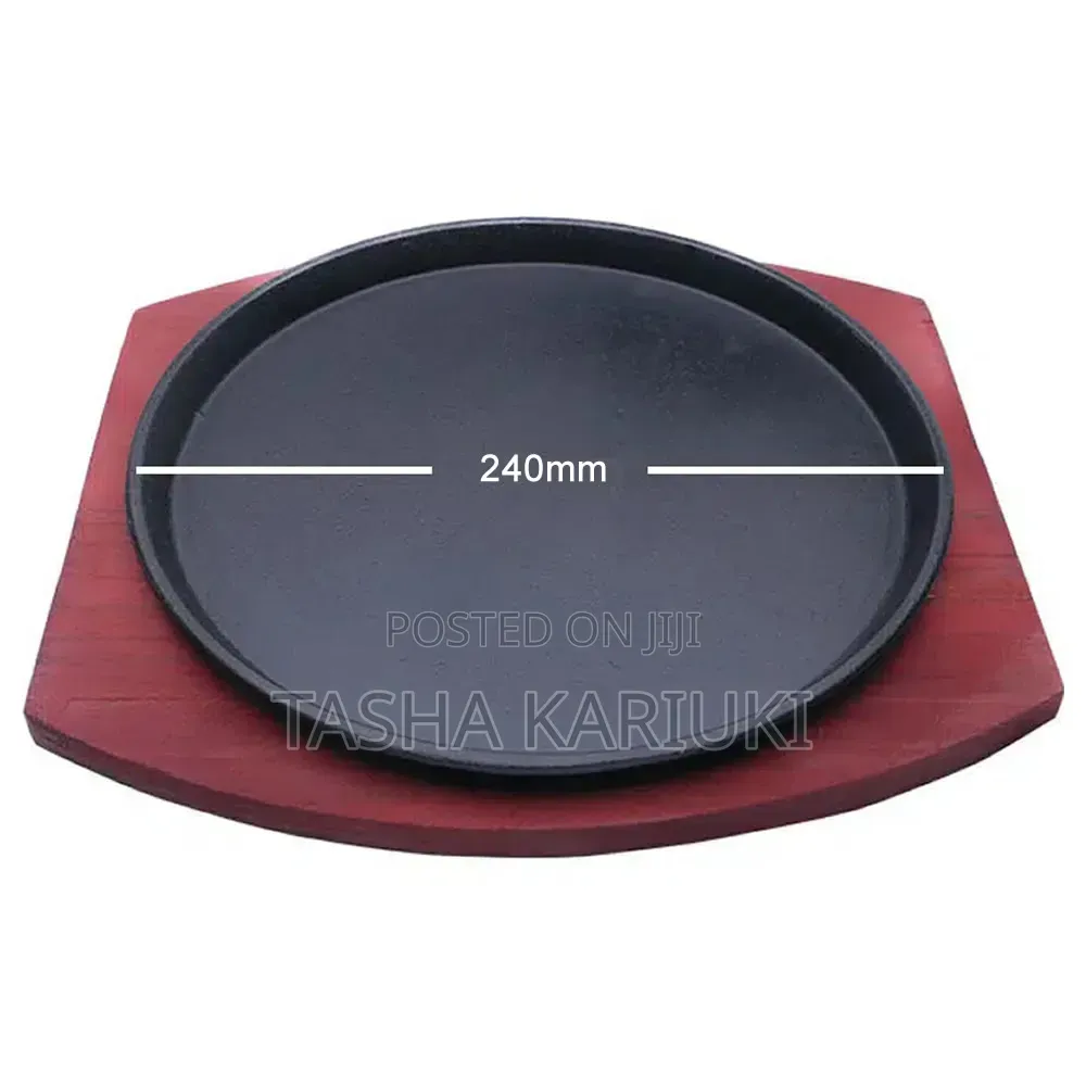 Cast Iron Sizzling Plate _ Round and Oval