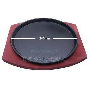 Cast Iron Sizzling Plate _ Round and Oval