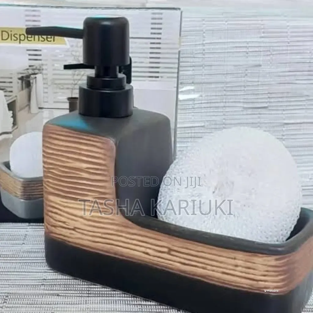 Fancy Single Cube Ceramic Lotion / Soap Dispenser