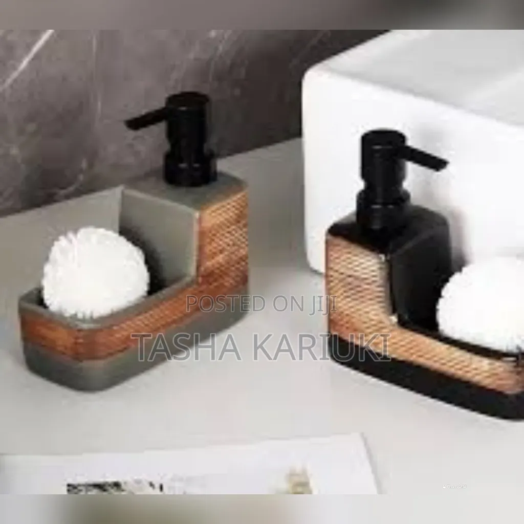 Fancy Single Cube Ceramic Lotion / Soap Dispenser