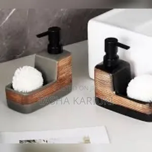Fancy Single Cube Ceramic Lotion / Soap Dispenser