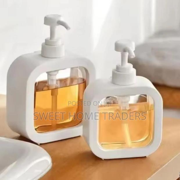 Apothecary Dispenser Bottle for Bathroom and Kitchen - main view