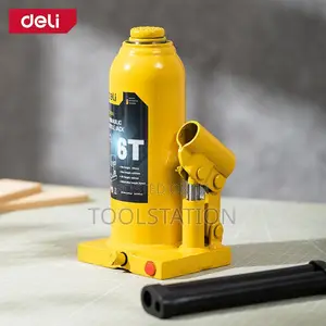 Hydraulic Bottle Jack 6 Ton Deli Tools Heavy Duty EDQ710066T
