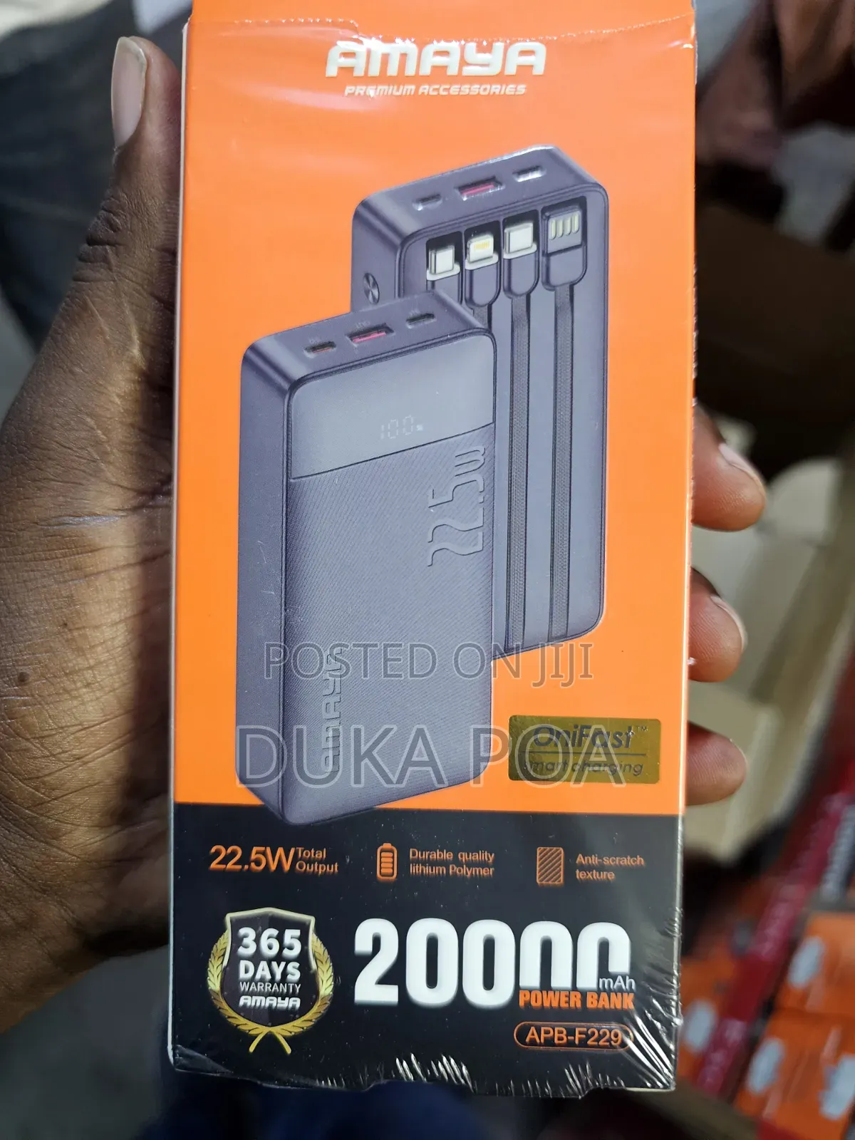 Fast Charging Powerbank 20,000mah 22.5W Amaya Onifast