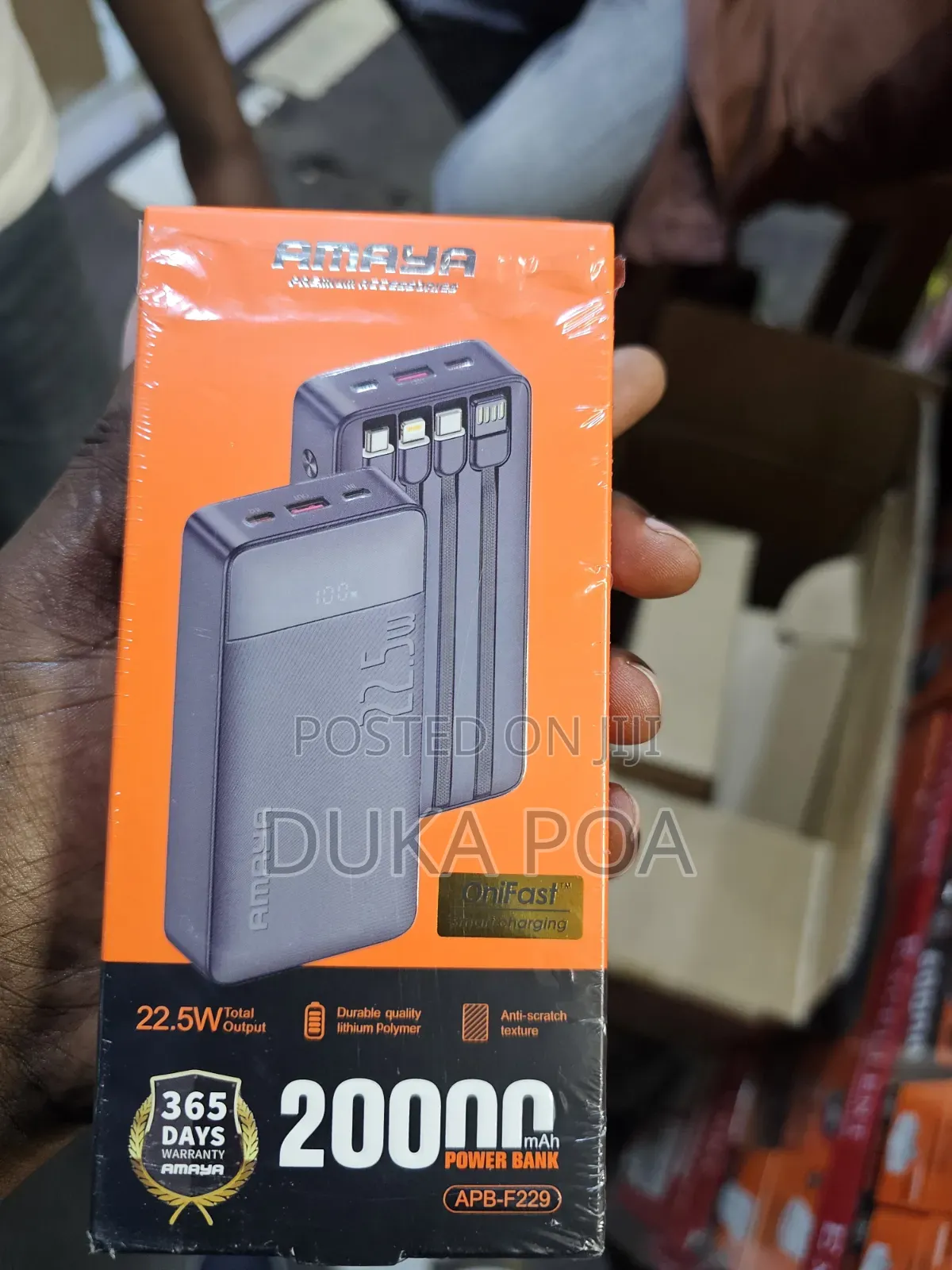 Fast Charging Powerbank 20,000mah 22.5W Amaya Onifast