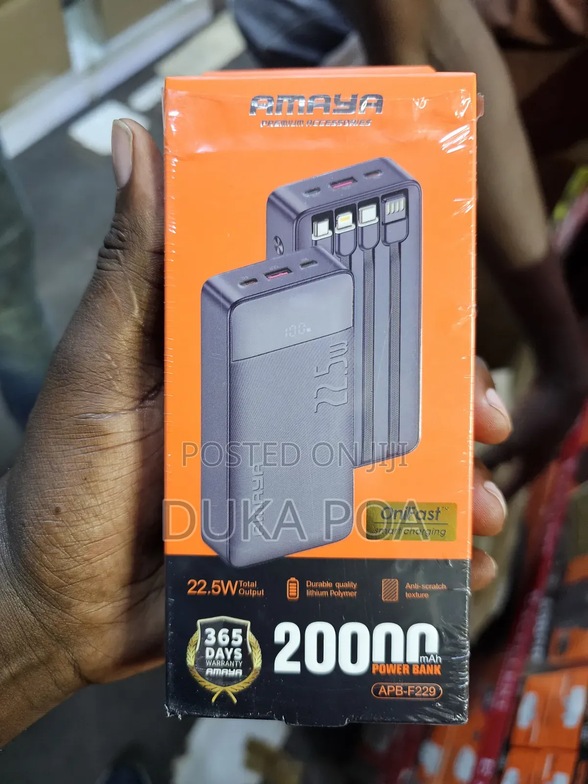 Fast Charging Powerbank 20,000mah 22.5W Amaya Onifast