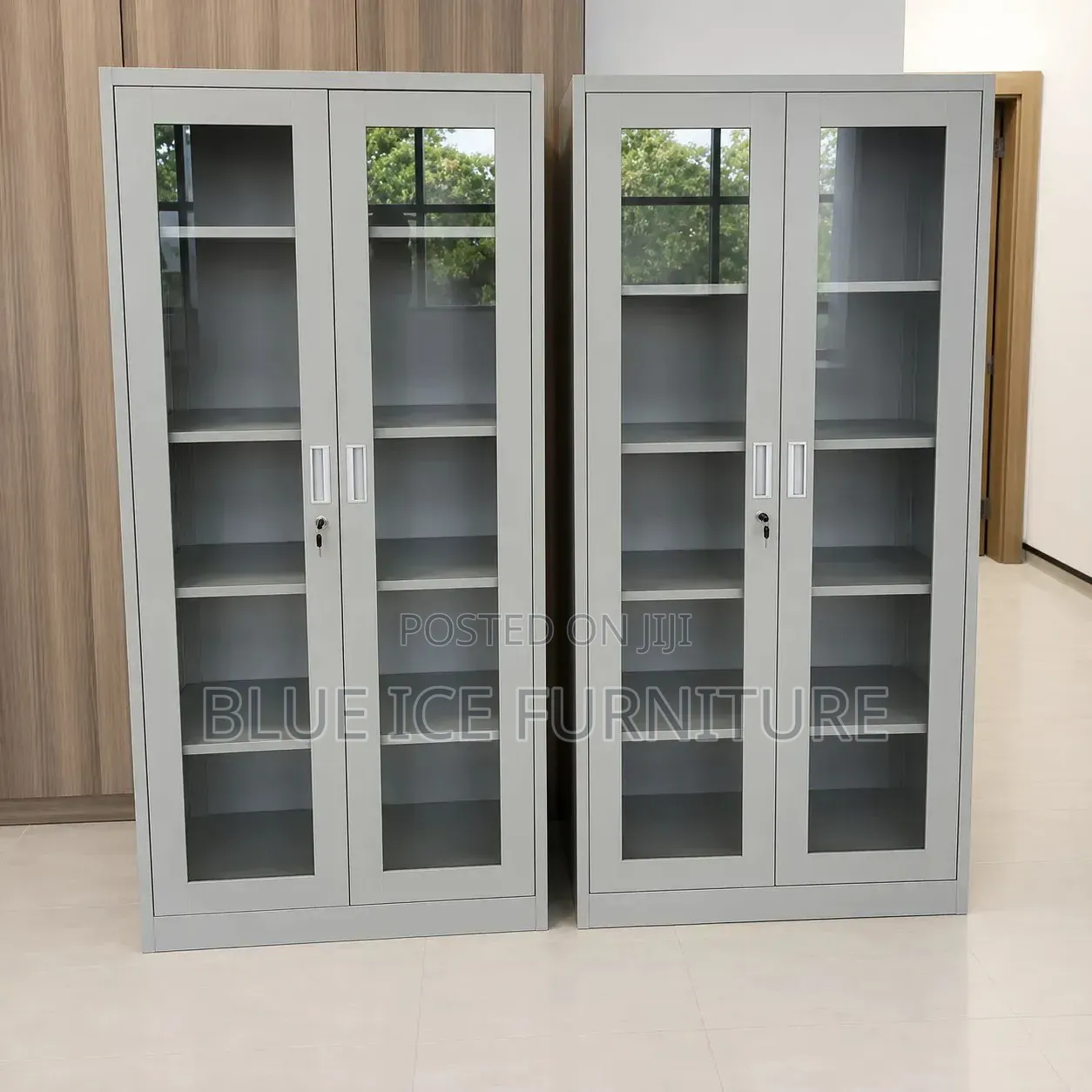Heavy Duty Glass Door Office Filling Cabinet