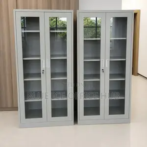Heavy Duty Glass Door Office Filling Cabinet