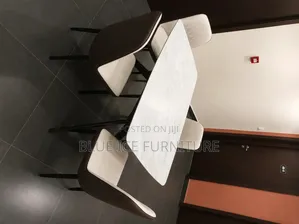 Modern 4 Seater Marble Dining Table Set