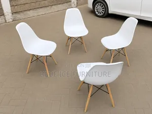 White Eames Dining Chairs Plastic Dining Chairs