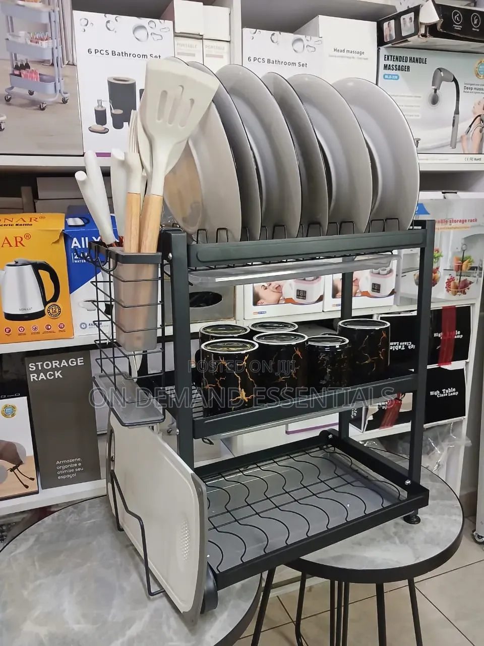 3-Tier Heavy Duty Premium Dish Rack
