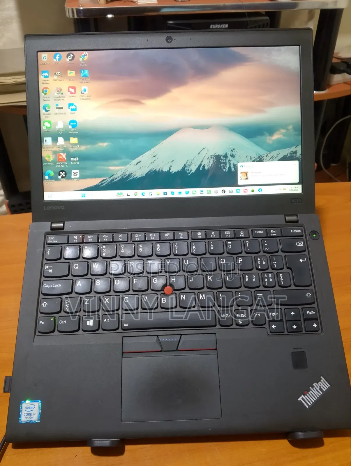 Laptop Lenovo ThinkPad X270 8GB Intel Core i7 SSD 256GB