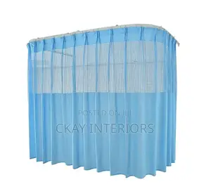 Blue and Green Durable Medical Curtains