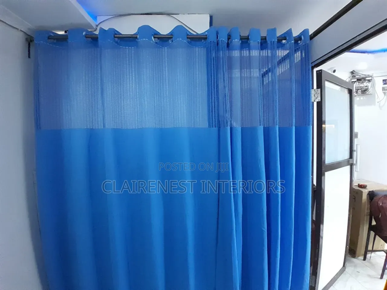 Blue With Eyelates, Reliable Hospital Partitions
