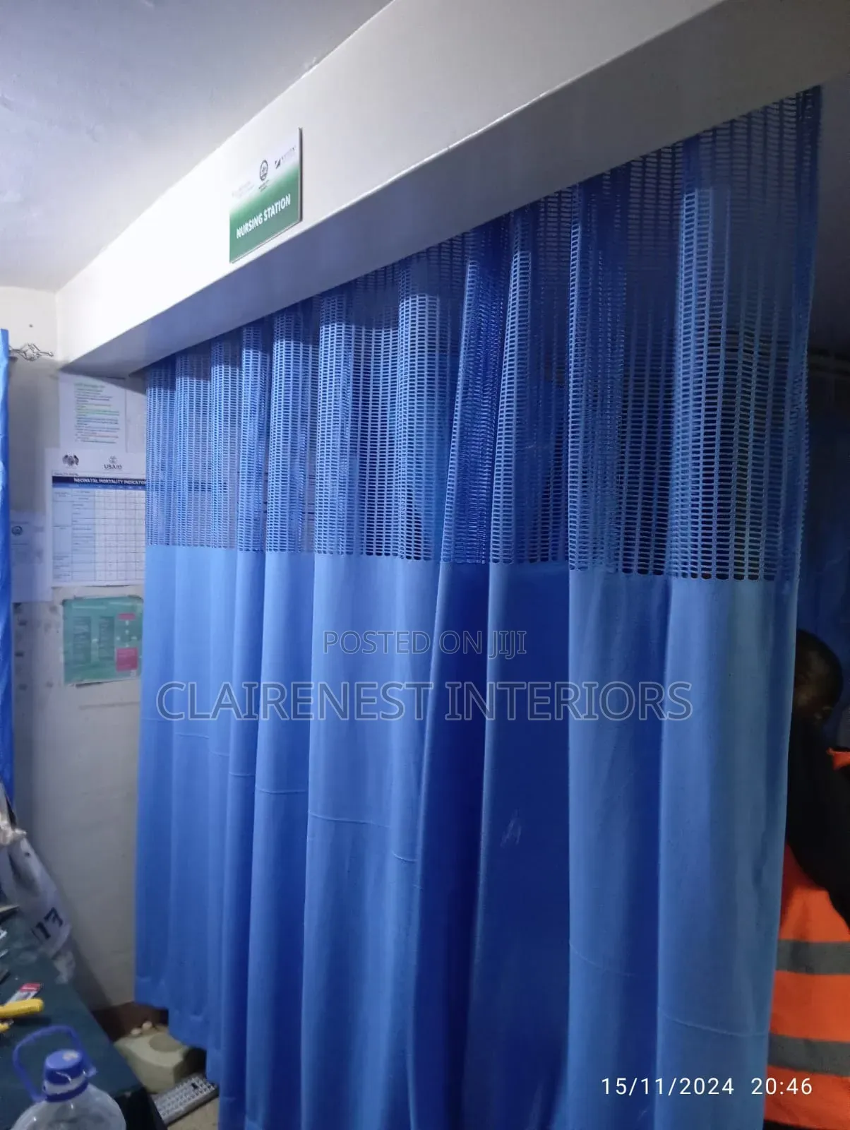 Built for Busy Hospitals. Blue Hospital Curtains