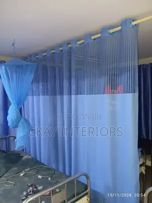 Blue and Cream Smart Privacy Hospital Solutions
