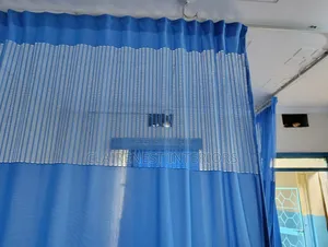 Medical Grade Hospital Solutions With Blue Curtains