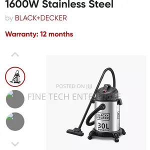 PBlack+Decker Vacuum Cleaner 30L