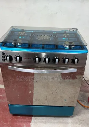 60*90 Unitech 5 Burner Freestanding Full Gas Cooker