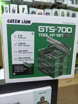 Green Lion GTS-700 Tool Kit Set 213 Pieces Full Repair Kit.