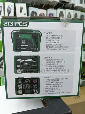 Green Lion GTS-700 Tool Kit Set 213 Pieces Full Repair Kit.