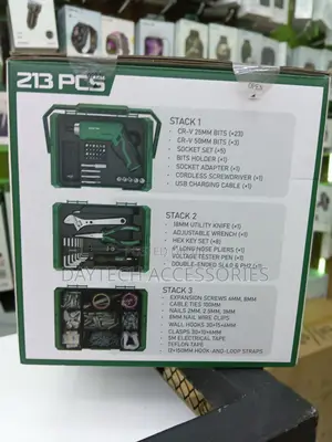 Green Lion GTS-700 Tool Kit Set 213 Pieces Full Repair Kit.