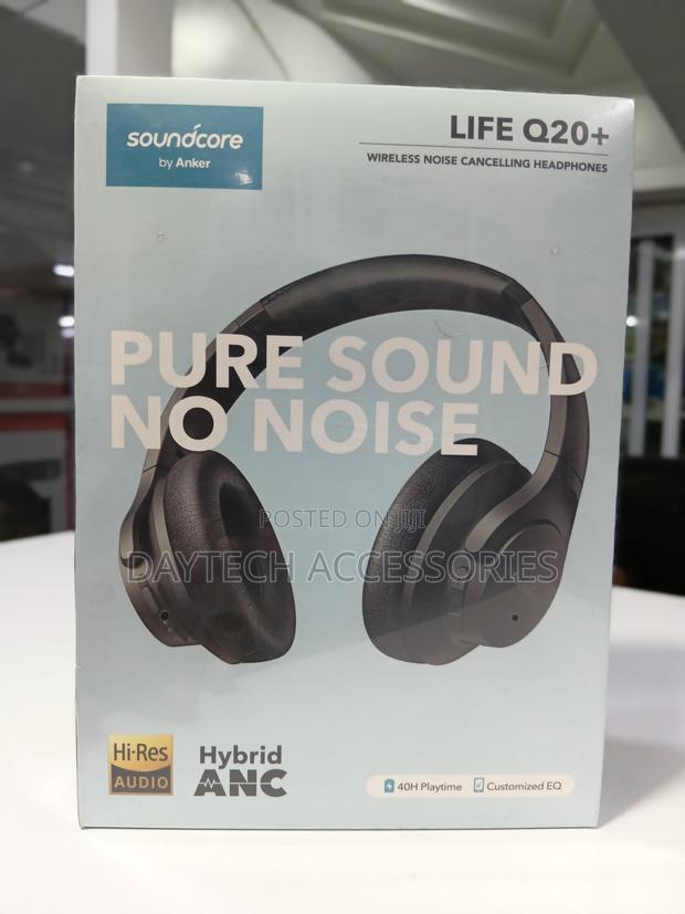The Anker Soundcore Life Q20+ Wireless Over-Ear Headphones.