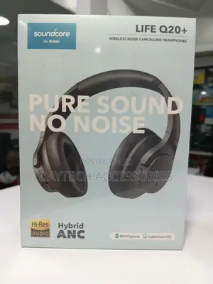 The Anker Soundcore Life Q20+ Wireless Over-Ear Headphones.
