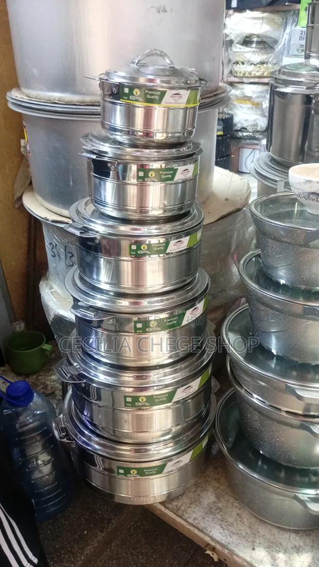 6pc Stainless Steel Hot Pot