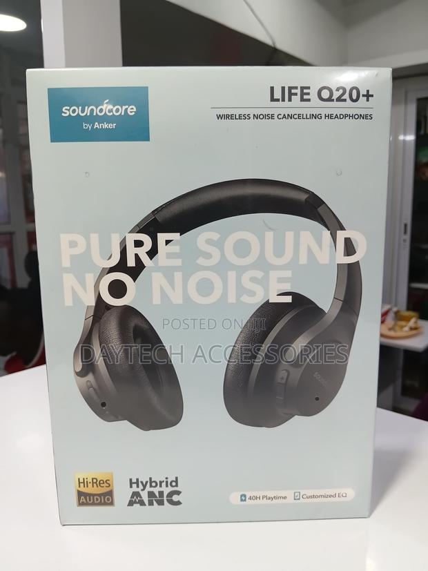 Soundcore by Anker Life Q20+ Wireless Noise-Cancelling Headphones.