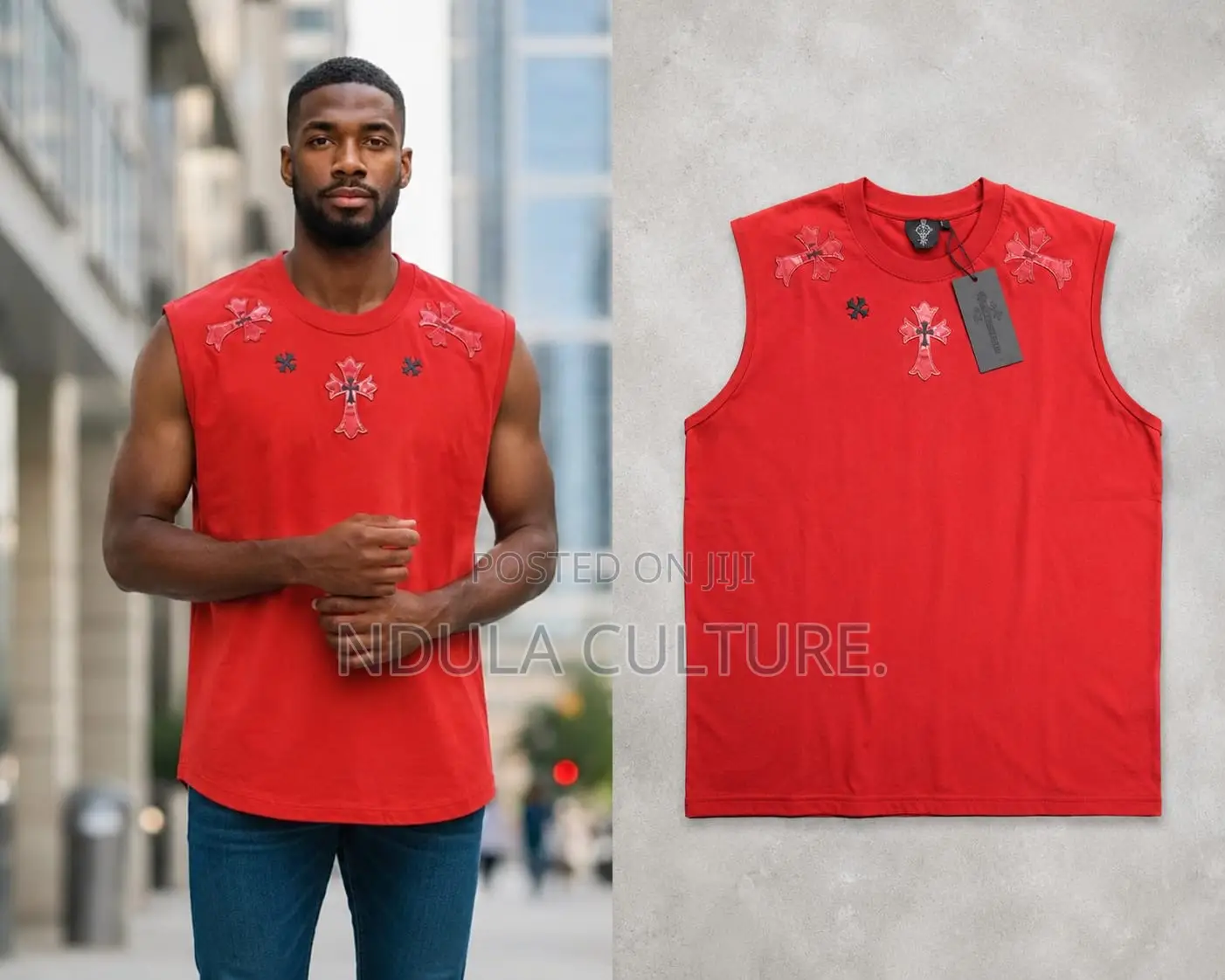 Chrome Hearts Sleeveless Tshirts (Tank Top)