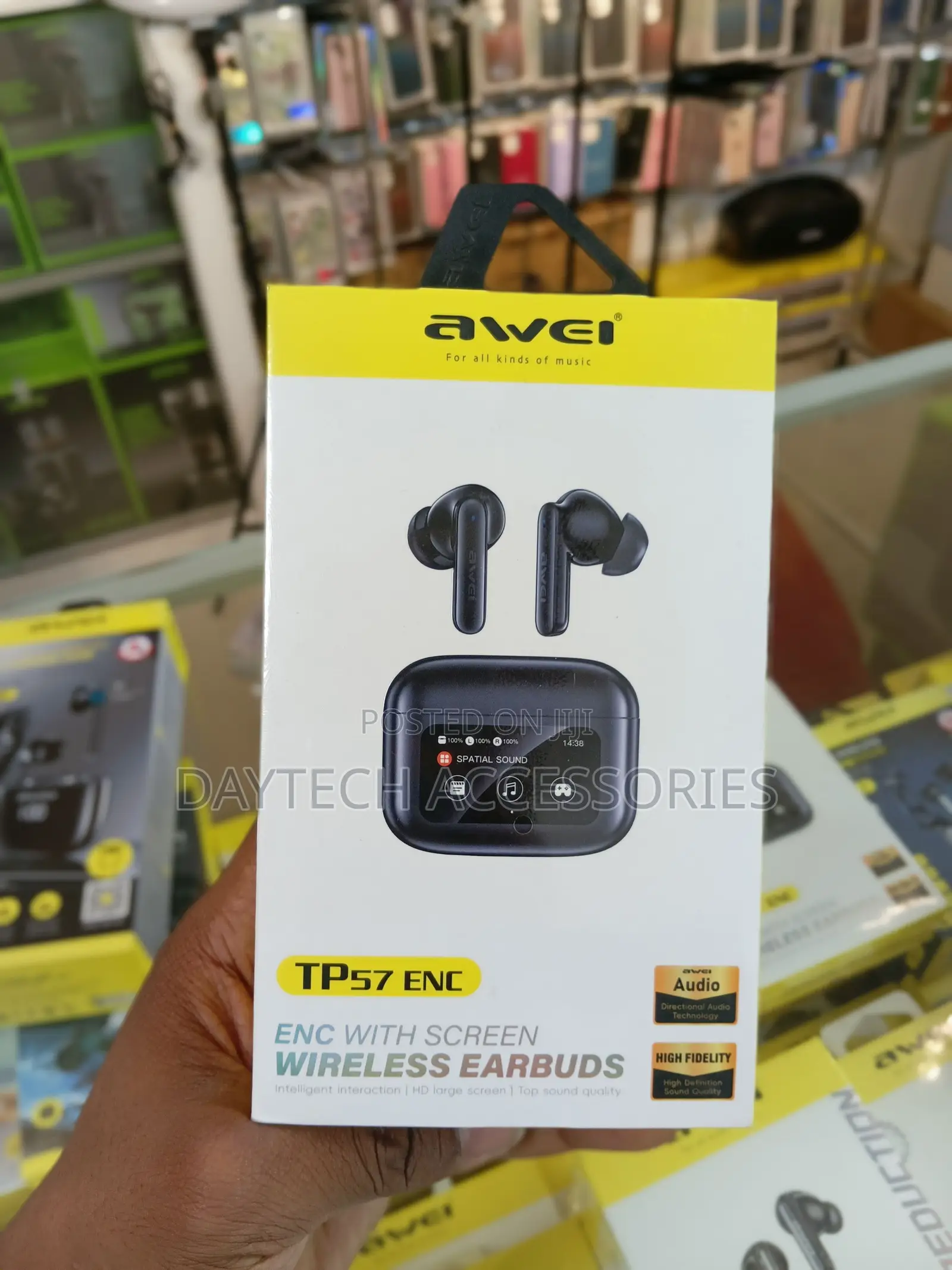 The Awei TP57 ENC Wireless Earbuds.