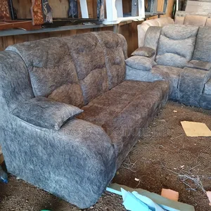 Semi Recliner Color Gray 
