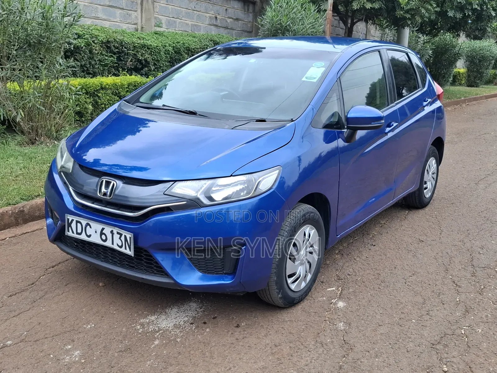 Honda Fit 2014 Blue