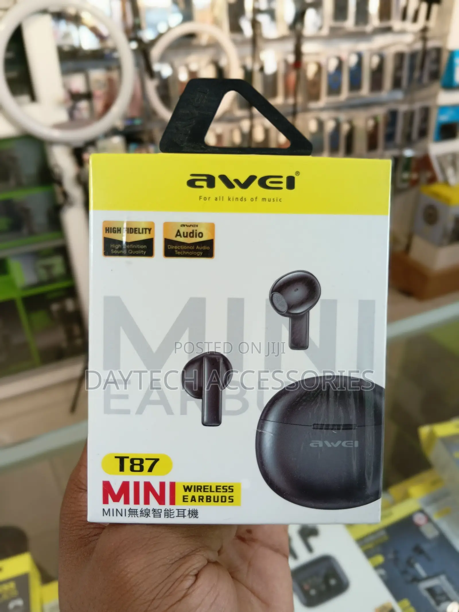 Awei T87 Earphone Bluetooth 5.3 Mini Earbuds.