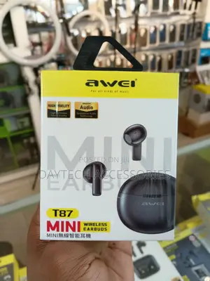 Awei T87 Earphone Bluetooth 5.3 Mini Earbuds.