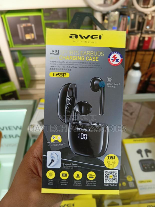 AWEI TWS T28P True Wireless Earbuds Bluetooth 5.0V - main view